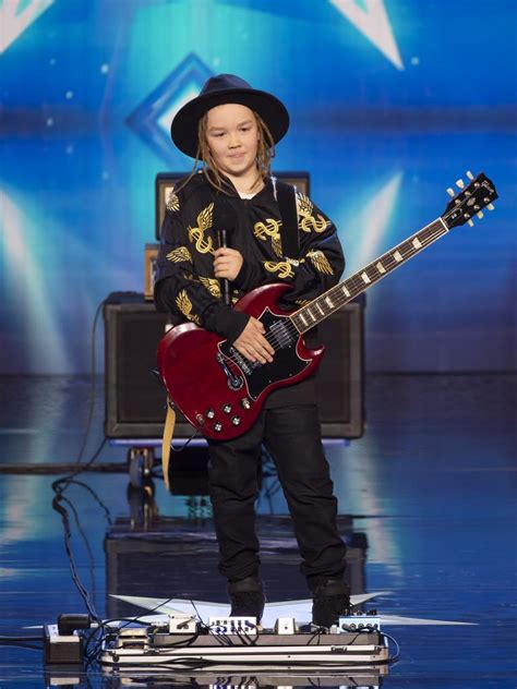 11-year old guitar prodigy Taj Farrant has been in the studio recording his first single. Taj first became know in public when he appeared on The Voice as an 8-year old. He was spotted by Ellen ...